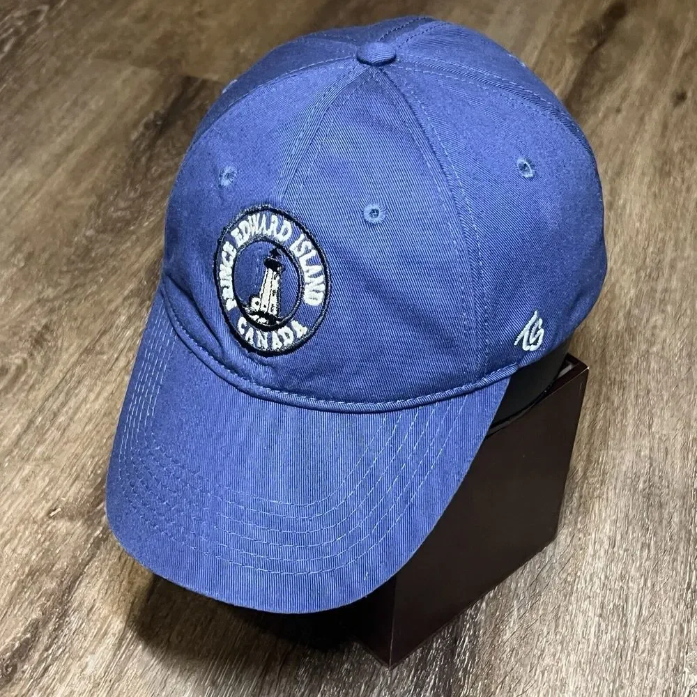 Prince Edward Island Canada Hat Blue White Dad‎ Cap Embroidered Patch Logo